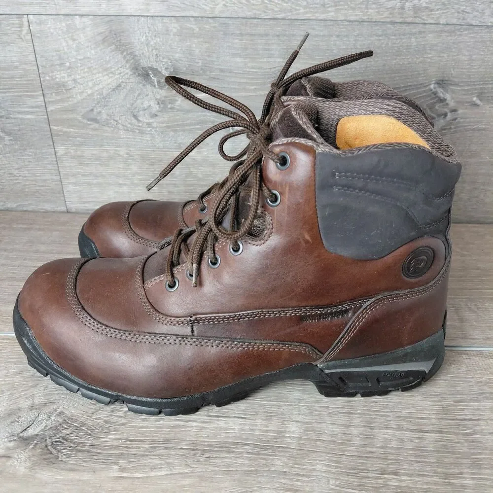 Dunham Boot Men 11.5 Brown Waterproof Leather Outdoor Hiking Work Slip Resistant
